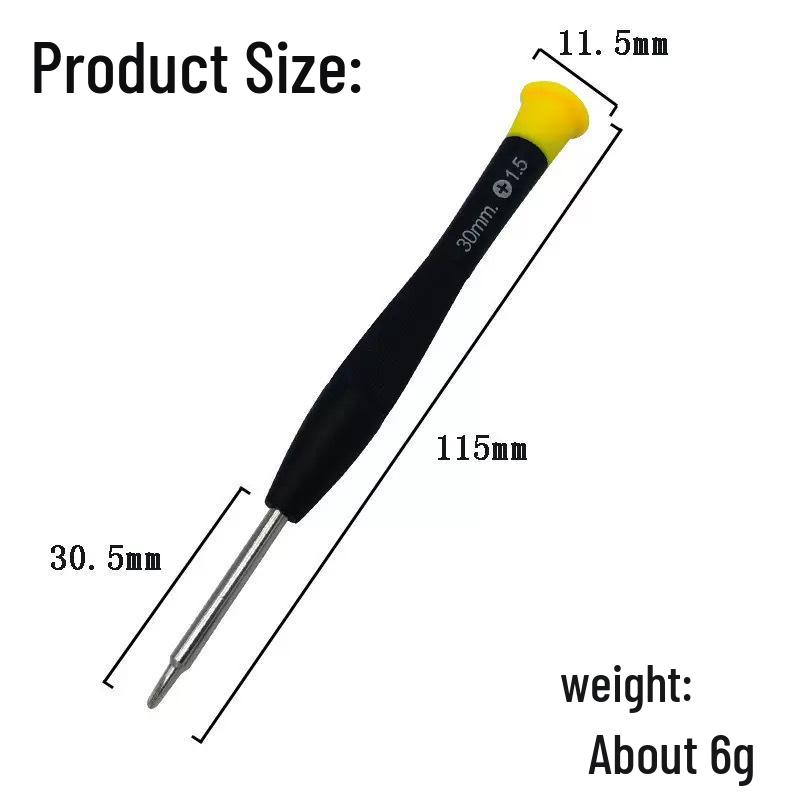 Hardened S2 Star Screwdriver Set for Mobile Phones & Computers (Bits T2-T6)