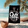 Beach Towel with Ozzy Madman2 Pattern - Soft,absorbent,machine Washable Lightweight&Modern,swimming,Travel Essentials
