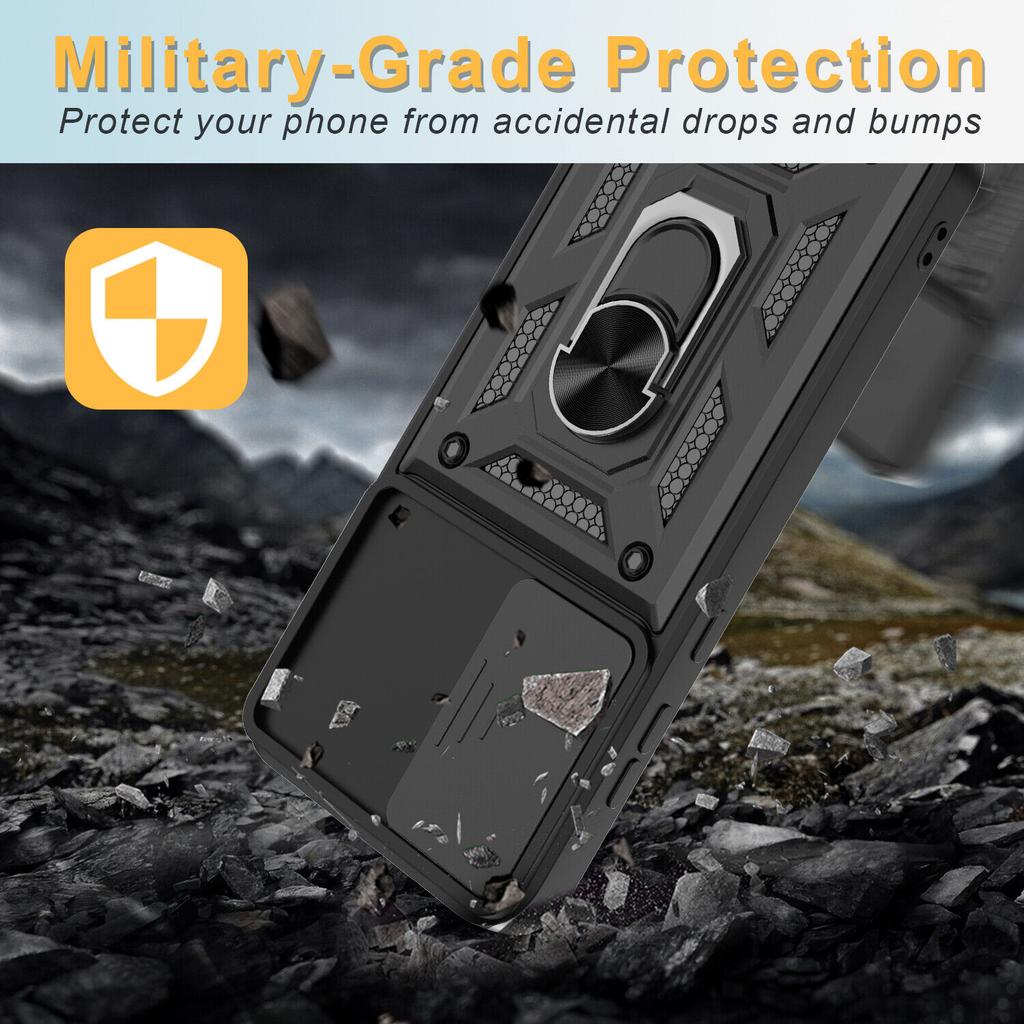 Military Armor Case For Samsung Galaxy A56 A36 A26 A16 5G A55 A35 A25 A15 Cover Shockproof Heavy Duty Ring Stand Holder Shell