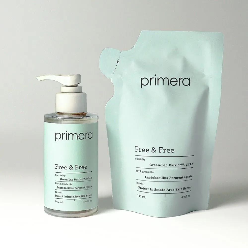 

Primera Free & Free Feminine Wash 290ml Special Set (Main Product 145ml + Refill 145ml)