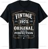 50th Birthday Gifts Men Women 50 Years Old Vintage 1975 T-ShirtWomen Men Clothing Streetwear Graphic T Shirts Harajuku