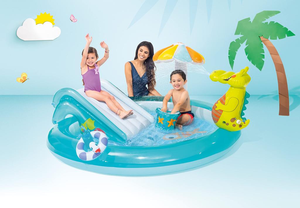 Intex Gator Inflatable Play Center for Ages 2 and Up