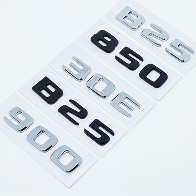 Black Silve Letters B25 30E 900 850 800 700 ABS Emblem for Mercedes Benz Brabus E W212 W213 Car Trunk Badge Logo Sticker