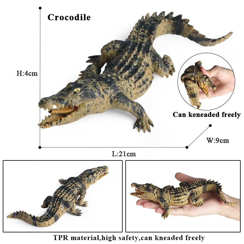 Oenux Sea Life Animals Soft Squid Pufferfish Crab Model Action Figures Anti Stress Relief Toy Kids Gift Fun Pressure Reduction