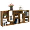 Bookshelf Smoked Oak 67 x 24 x 161 cm Wood Based Material