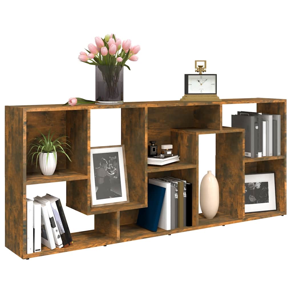 Bookshelf Smoked Oak 67 x 24 x 161 cm Wood Based Material