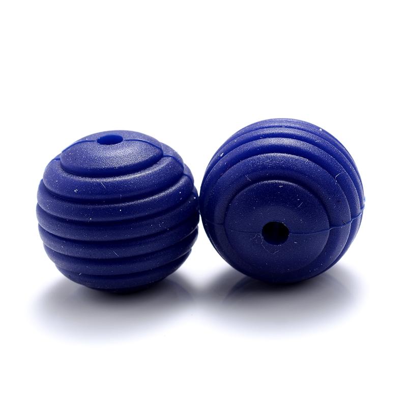 10 Stück/Los 15mm Baby-Silikonperlen Beißringe für 4-6 Monate Spiral-Lebensmittelechtes Silikon Beißring Schnuller Kette Halskette Herstellung