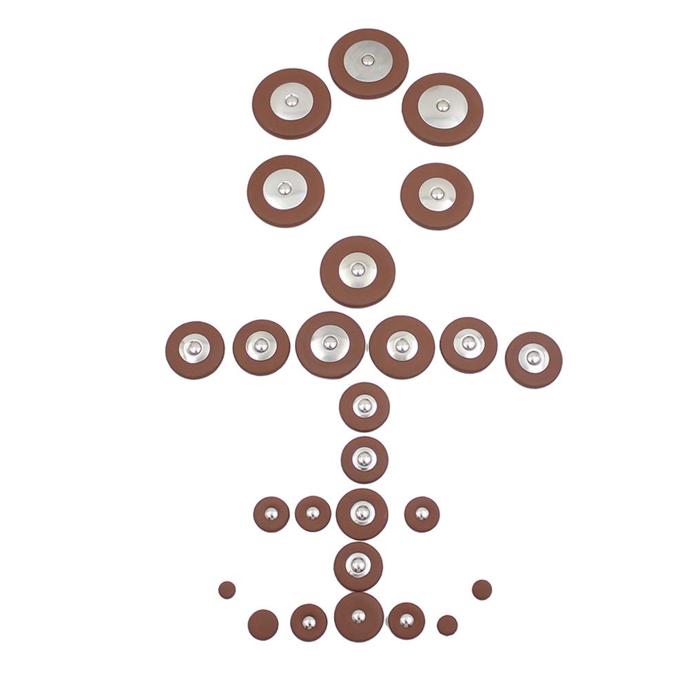 26 stück von Sax Leder Pads Ersatz für Altsaxophon