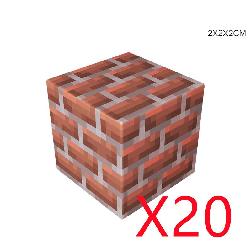 Pixel-Stil Mineral Magnet Welt Magnetische Bausteine Montage Ersatzteile Sensorisches Spielzeug für Kinder DIY Tierwürfel Grundplatte