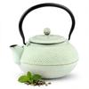 Cast Iron Kettle 1.5L Mint Infuser Steel Strainer For Herbal Tea