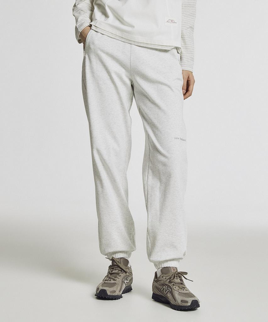 Nyuballanseu Nbmlg2W412 / Women Summer Lightweight Double-Weave Jogger Pants (Light Gray)