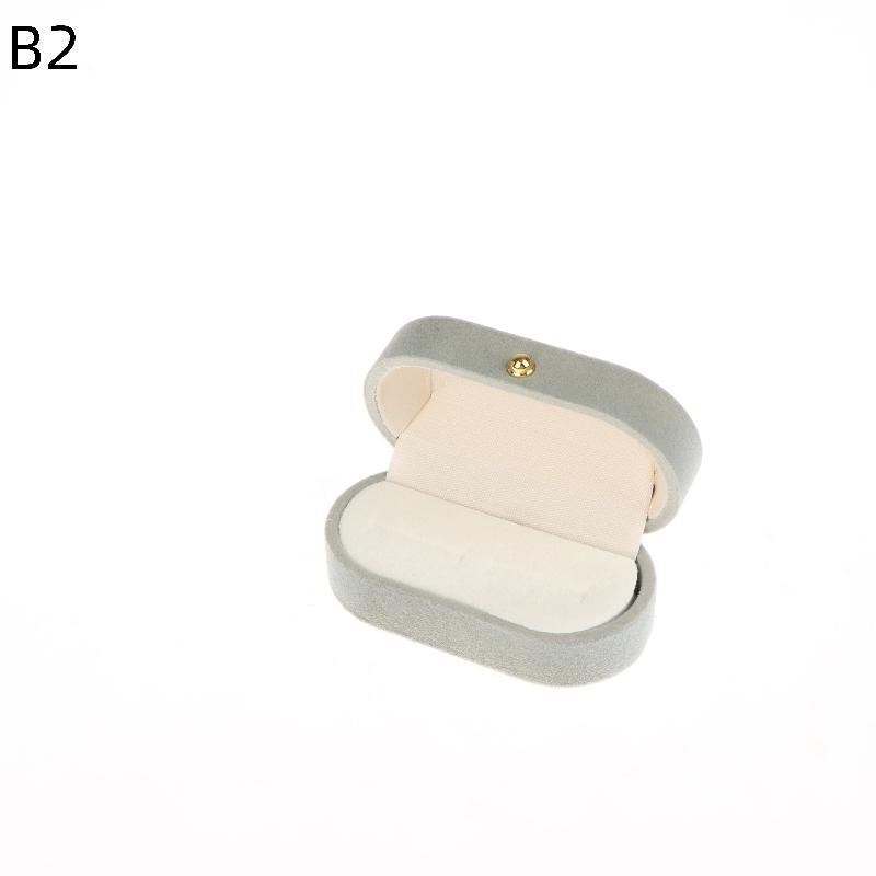 Velvet Jewelry Box Rings Necklaces Earrings Pendants Storage Box For Women Jewelry Packaging