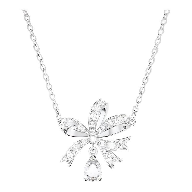 Swarovski Hyperbola Volta Bow Silver Necklace Women s 5647583