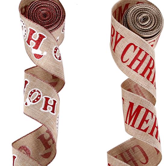 6M/Roll Christmas Ribbon Versatile DIY Crafts Decorative Ribbon Gift Wrapping Ribbon for Festive Party Decor