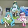 15-20cm Anime Figure Hatsune Miku coutnry Lucky Grass Fairy Action Figure PVC Collection Model Ornament Toys brithday Gifts