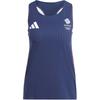 Team Gb Adizero Running Tank Top Women Tops Legend-Ink IS3561