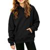 Girls Oversized Hoodies Drop Shoulder Pullover Sweatshirt with Pocket