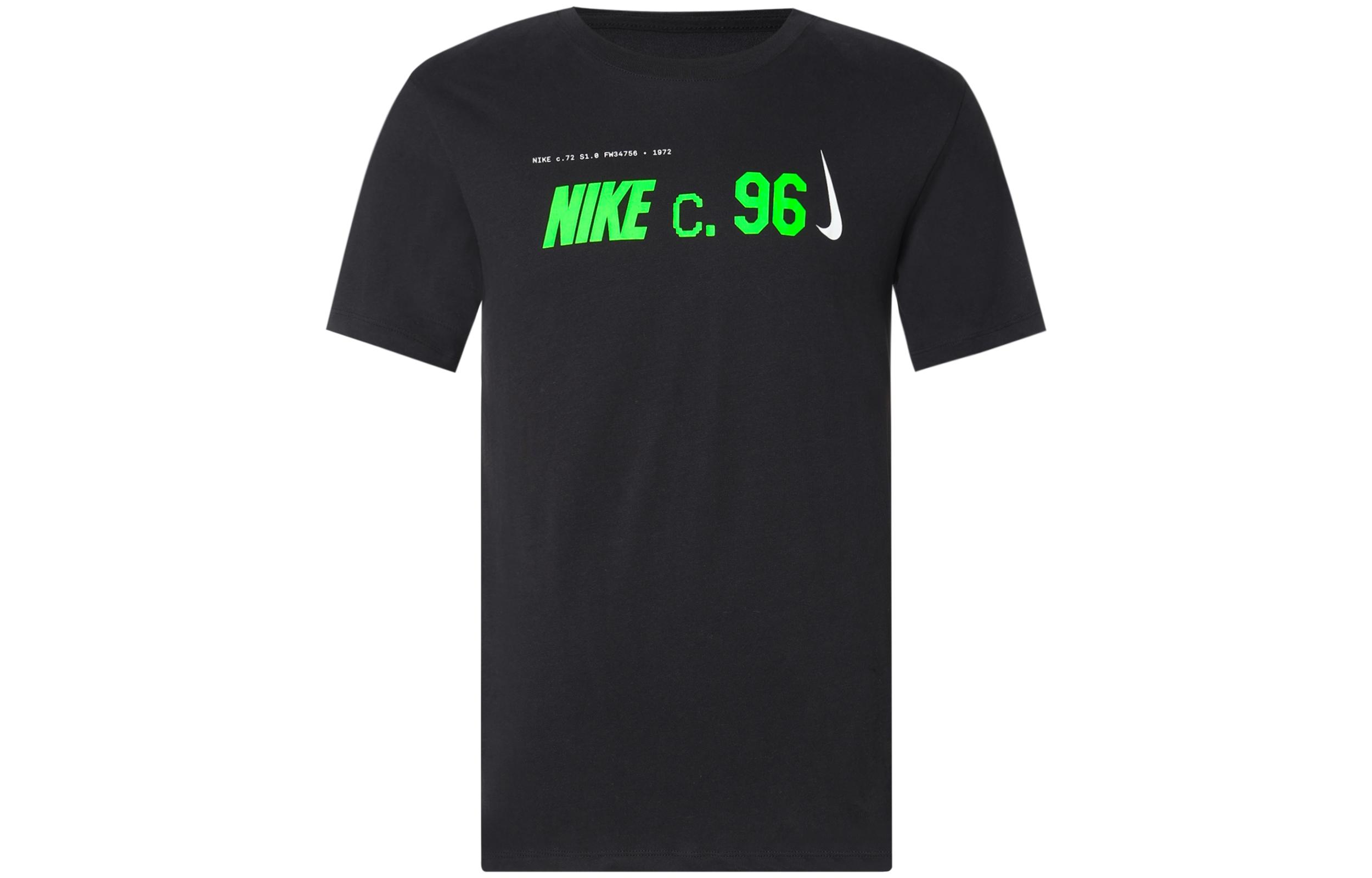 Nike Set-in Sleeve T-Shirt Men s Men s Black Black FD0053-010 XL