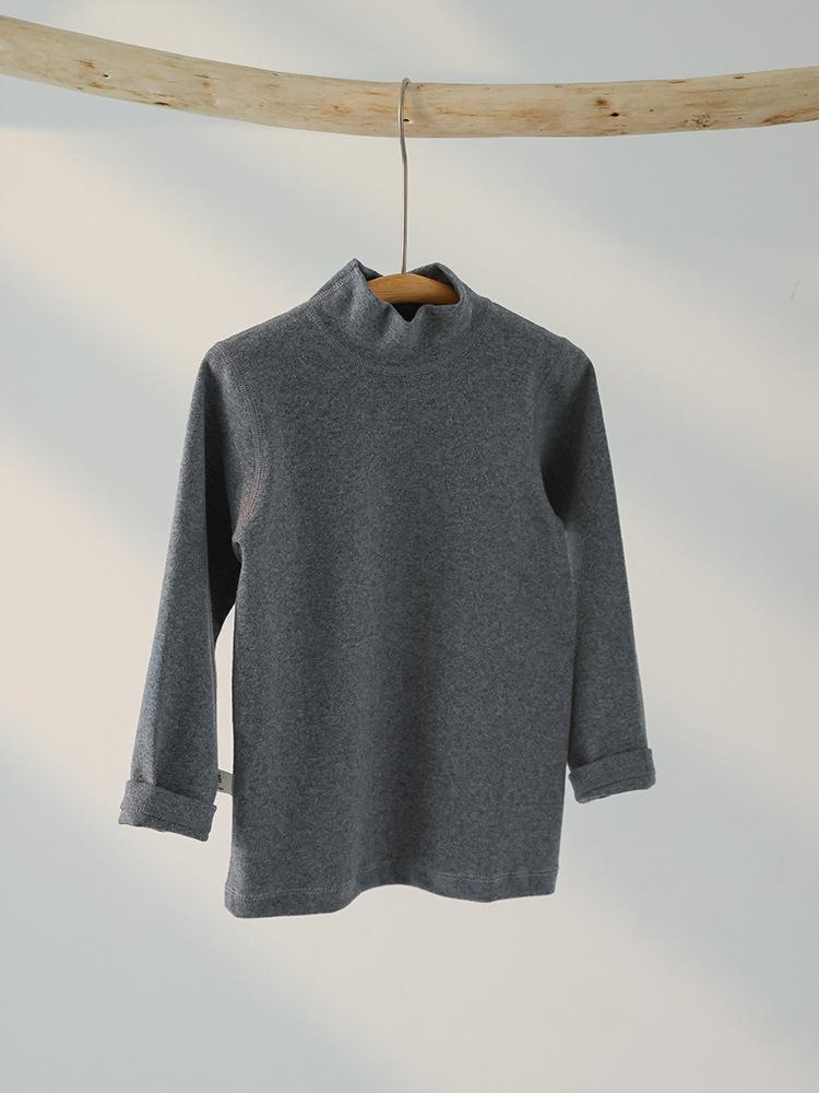 Kids' Mid-High Collar Stretchy Base Layer T-shirt (320g)