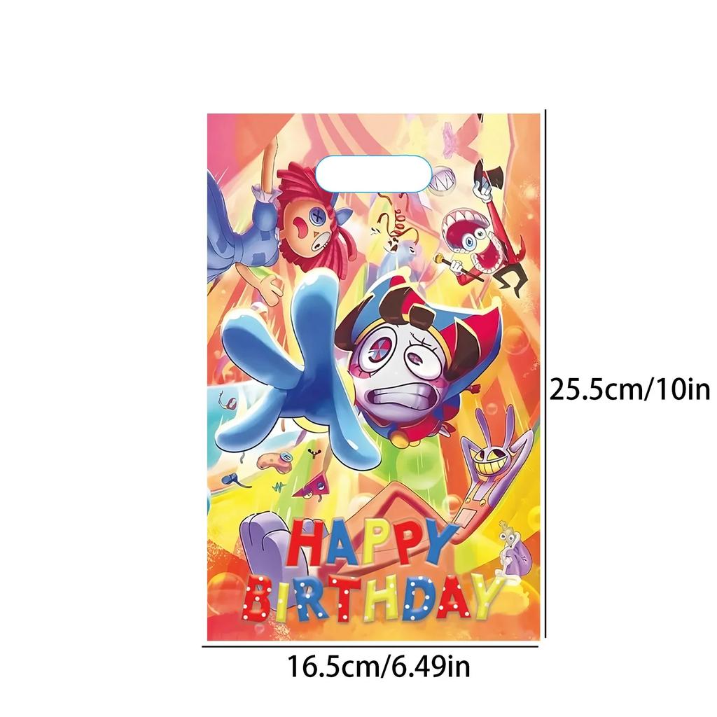 Amazing Tableware Birthday Party Decoration Digitaled Circus Balloon Banner Cake Topper Party Supplies Baby Shower Decor Gifts