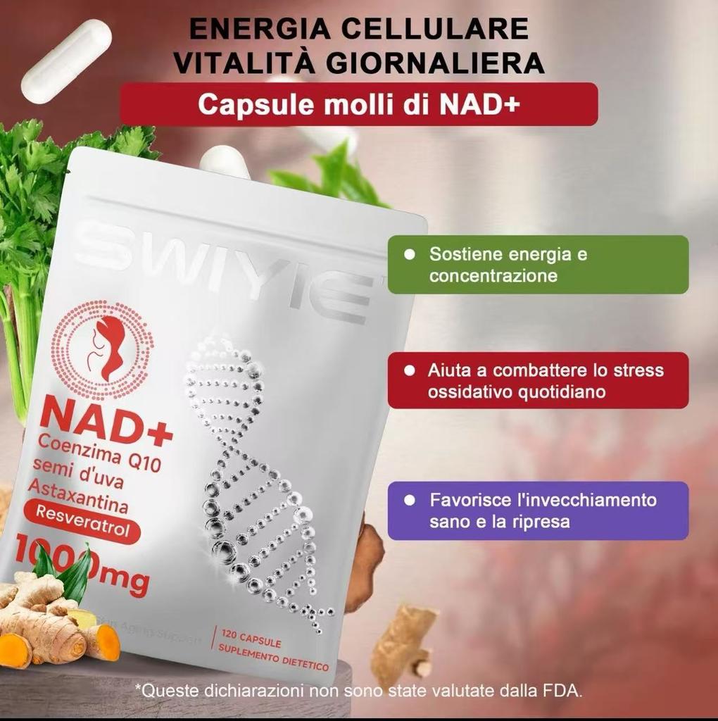 Supliment alimentar Swiyie-Nad cu aromă de fructe de pădure - Ribozidă de Nicotinamidă Lipozomală