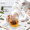 Wushengwu Transparent Glass Tea Mug with Infuser
