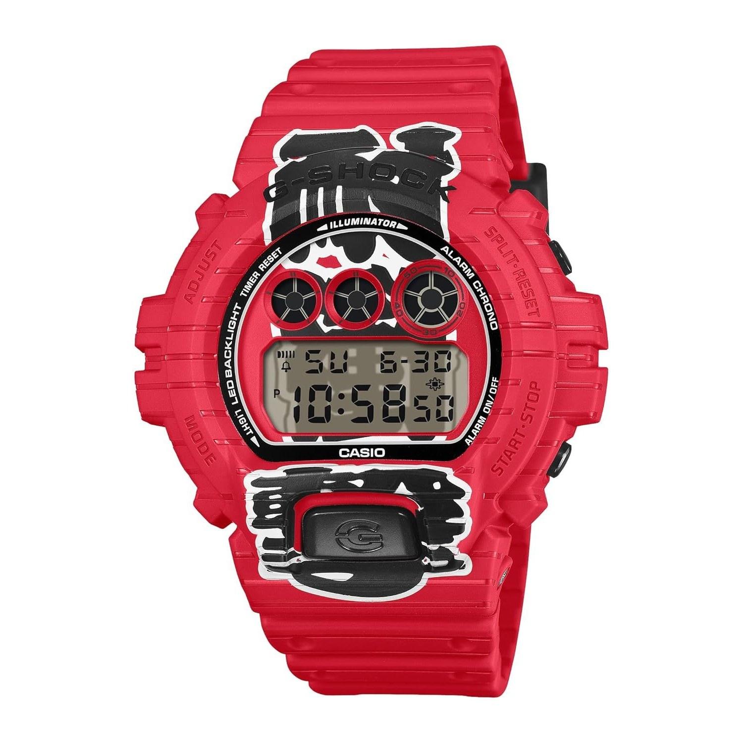 

Casio Wristwatch G-Shock Domestic Genuine Product Made Japan Red Lantern Design Eco-Friendly Materials Used DW-6900AKA-4JR Mens