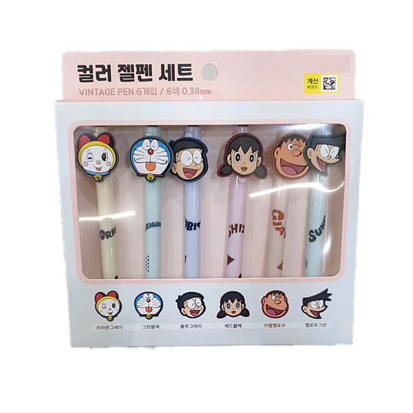 

Doraemon Color Gel Pen Set 0.38mm 6pcs One thing