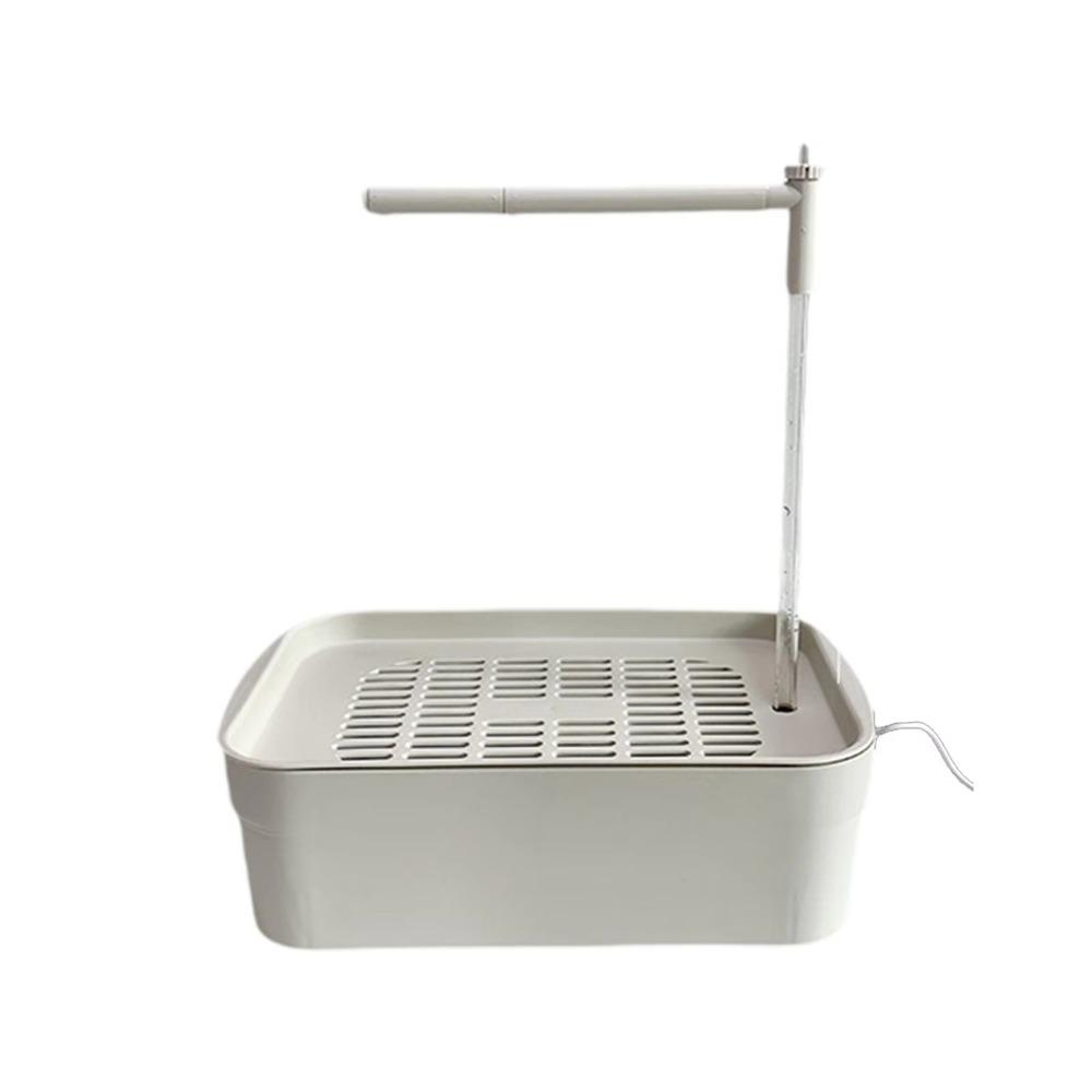 USB Electric Automatic Bird Bath Low-Noise Design Bird Shower Fountain  for African Grey