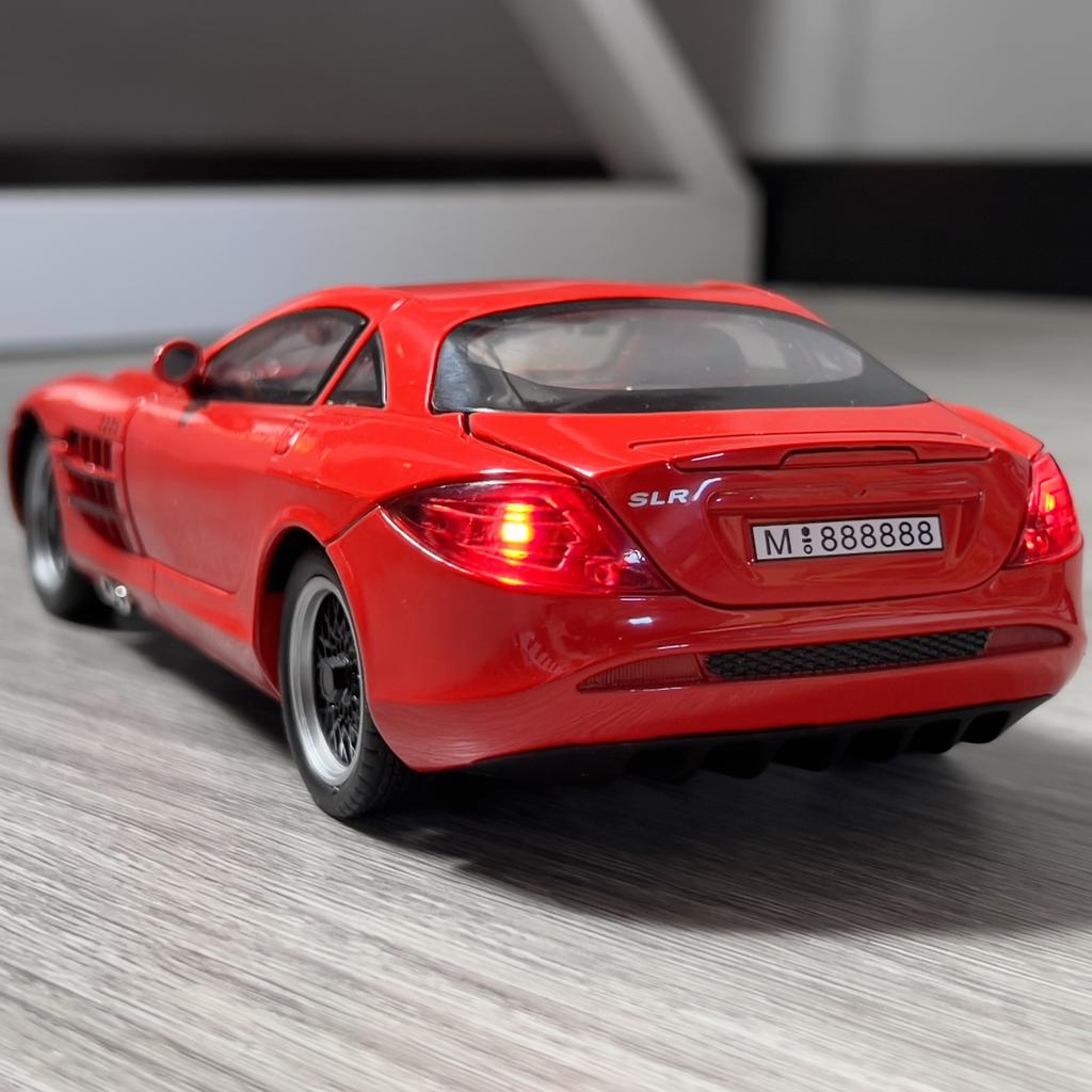 1:24 Benz SLR McLaren 722 S Roadster Speedster Supercar Alloy Metal Diecast Model Car Valentine's Day Gift For Boyfriend Collect