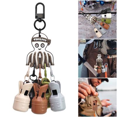 Webfoot Octopus Egi Hooks Cover 6pcs Squid Jig Hook Protector Fishing Jigs Lure Covers Fishing Tackle