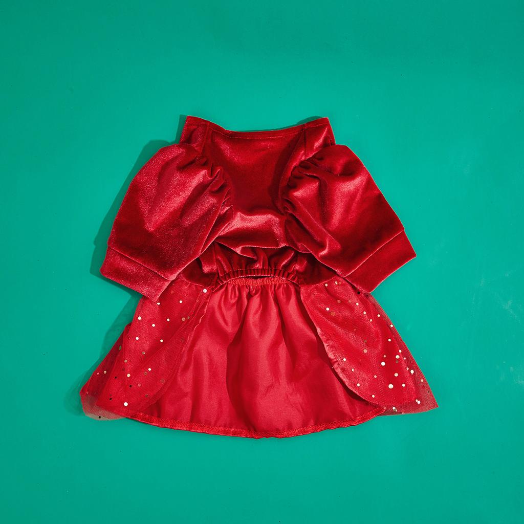 Dog Dress Pet Bowknot Princess Dress Puppy Tulle Pet Summer Dresser for Small Dog Cat Pet Doggy Costume Attire