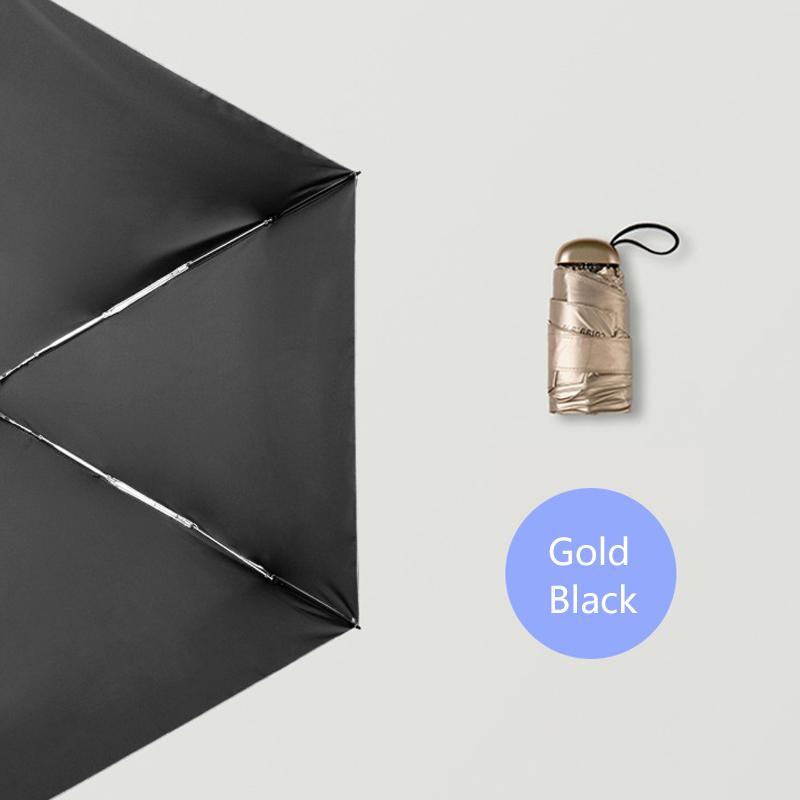 New Mini Pocket Umbrella Rain Women Anti UV Titanium Silver Coating Small Sun Umbrella Girls Travel Cute Umbrella 6 Ribs Parasol