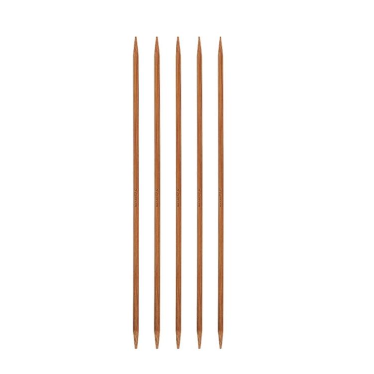 5pc Bamboo Knitting Needle Double Pointed Carbonized Bamboo Needle Sweater Weave