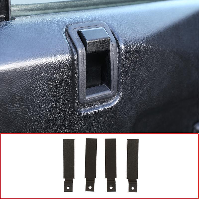 For Land Rover Defender 90 110 130 2004-18 Aluminum Alloy Car Internal Door Latch Outside Frame Handle Cover Trim Car Accessorie