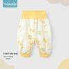 Youqi Baby High-Waisted Cotton Pants