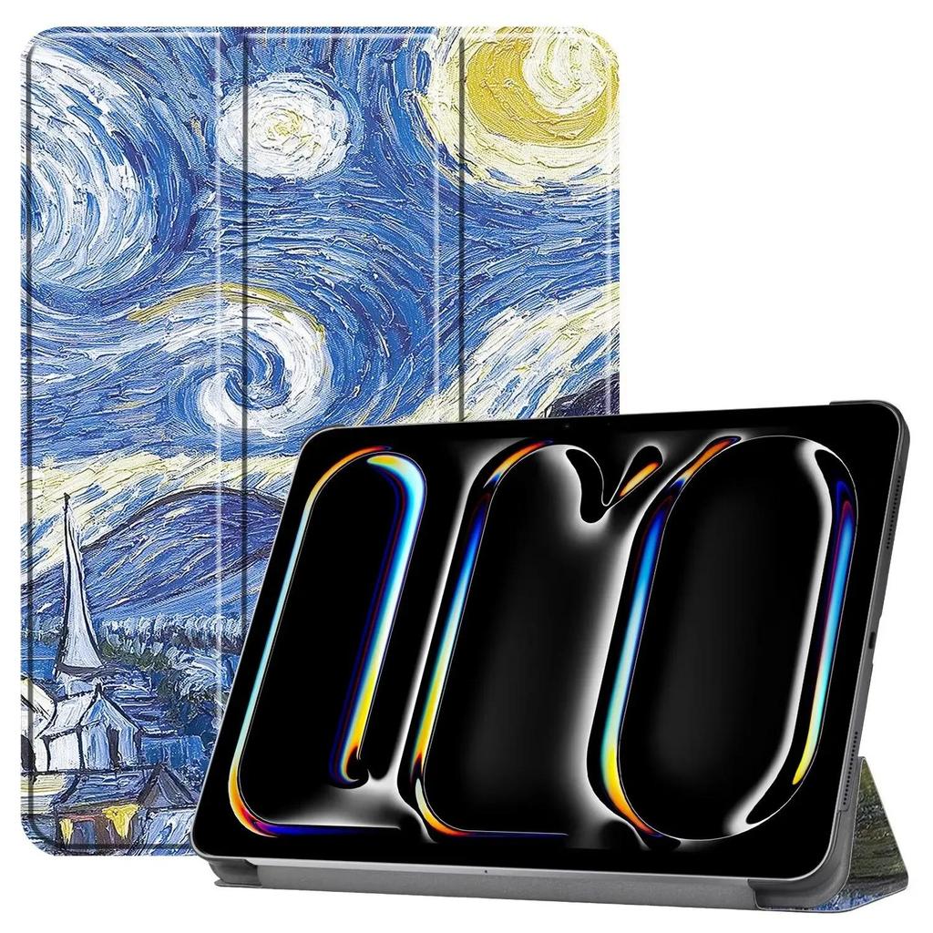 Case For apple ipad pro 11 2024 PU Flip Stand Cover For Apple iPad Pro 11-inch (M4) Tablet Case Funda