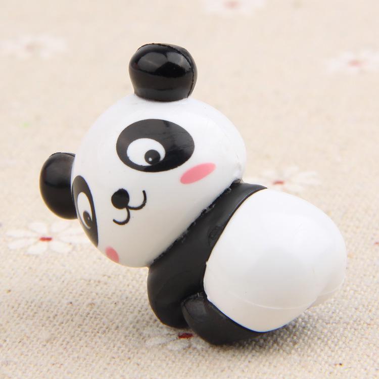 8 ks/sada roztomilé pandy DIY mikro krajinářské figurky dekorace PVC vtipná krásná mini ozdoba