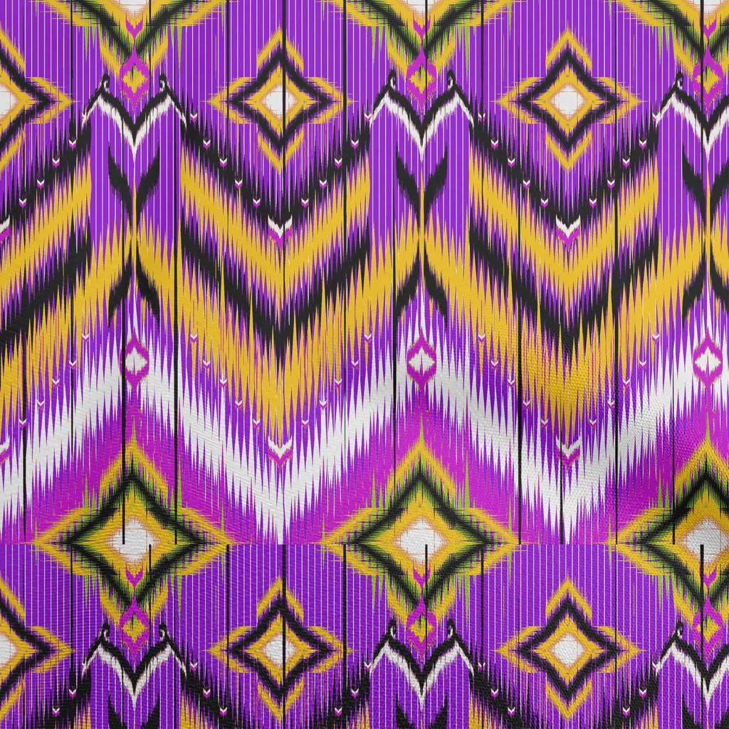 oneOone Cotton Flex Dusty Teal Green Stoff Asiatischer Ikat Bastelstoff Dekostoff Bedruckt Meterware 40 Zoll