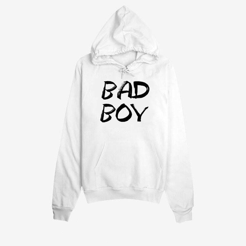 Sudadera de hombre con capucha color blanco con letras negras comprar a  buen precio — entrega gratuita, reseñas reales con fotos — Joom