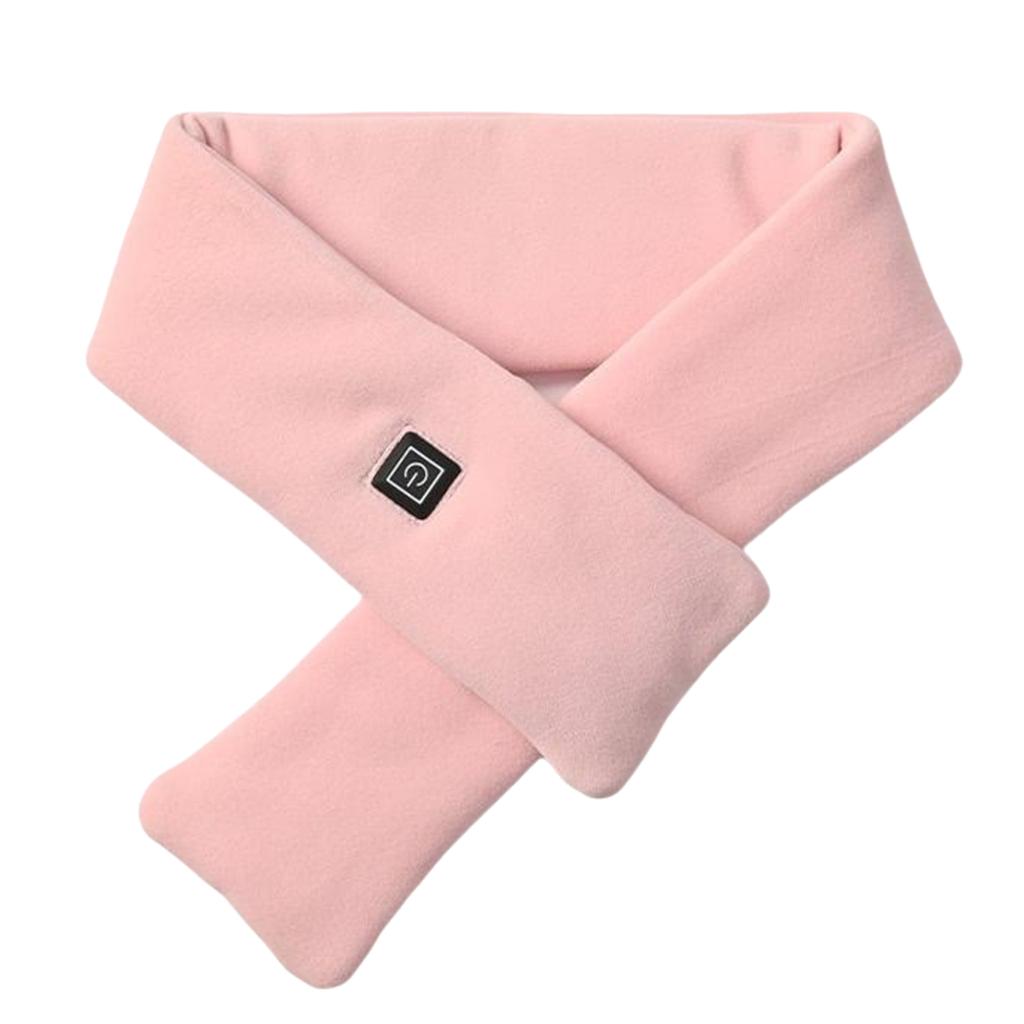 USB Rechargeable Electric Heated Scarf for Winter Warmth with 3 Adjustable Temperature Setting Neck Warmer Heater Wrap