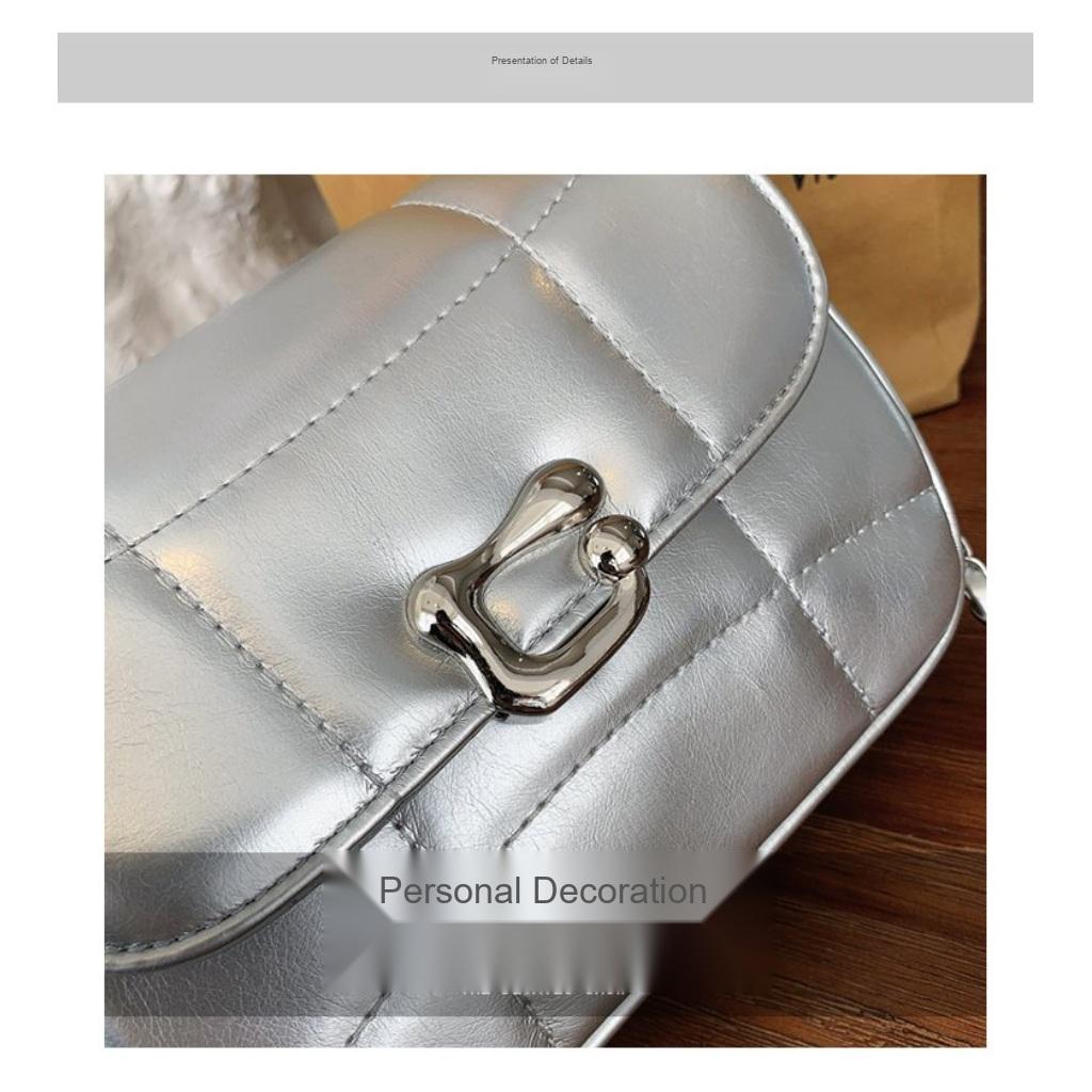 Xeie Thuk Crossbody Bag Women PU Chain Strap Flap Lock Daily