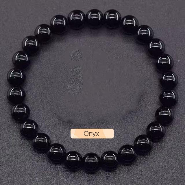 Festive Gifts Blue Apatite Beaded Bracelet Calming Fashion Jewelry For Men And Women Daily Wear Simple Versatile Accessory