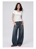 Women's Slim Fit U-Neck Short Sleeve T-Shirt - Flattering Pure Color, New Fashion Trend.