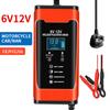 6V 12V Intelligent Pulse Repair Charger with LCD Display Multiple ProtectionFlame-retardant