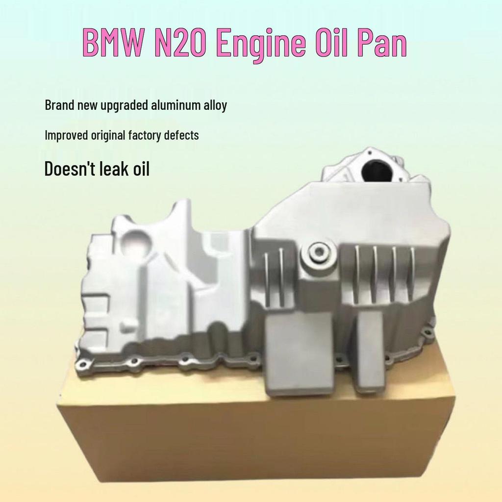 BMW N20 Engine Oil Pan 11137618512 for Models 520, 523, 525, 318, 320, 325 - Aluminum Alloy