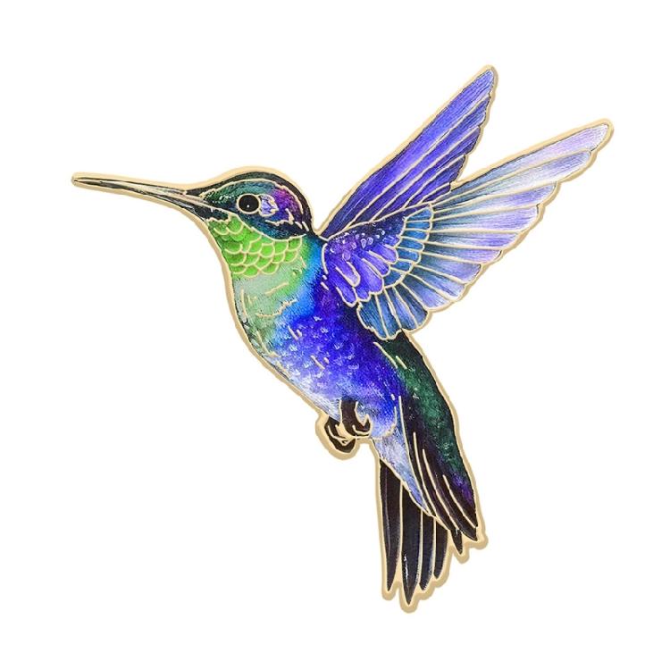 4 Pezzi Spilla Multifunzione in Metallo a Forma di Colibrì per Abiti Borse Cappelli Con Accessorio Colorato Vivace Gioielli da Donna
