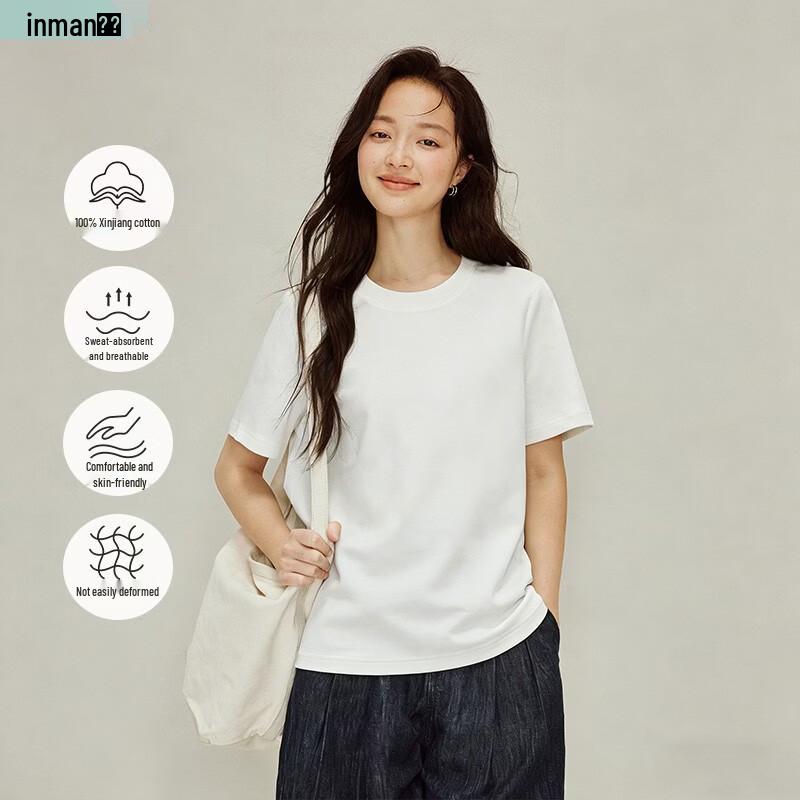 INMAN Women's Fashion Short-Sleeve T-Shirt