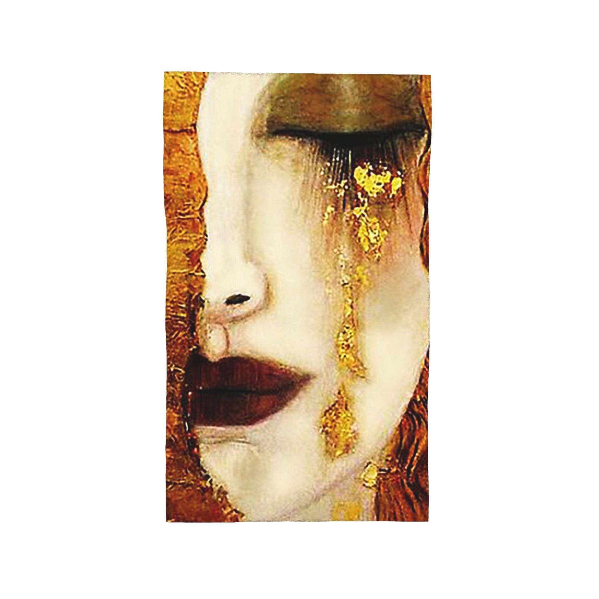 

Klimt Golden T Soft Face Towel Quick Dry Pool Bath Cotton Towels Breathable W40*H60(CM)