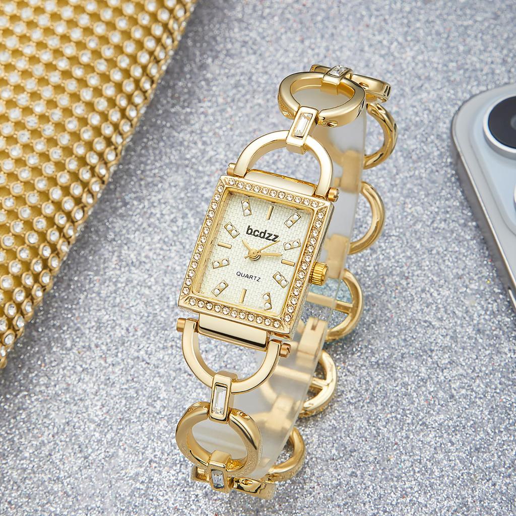 Women's Gold Chain Bracelet Watch: Cute and Stylish Analog Quartz Watch in Gold or Silver - Perfect Gift for Birthdays, Anniversaries, Mother's Day,